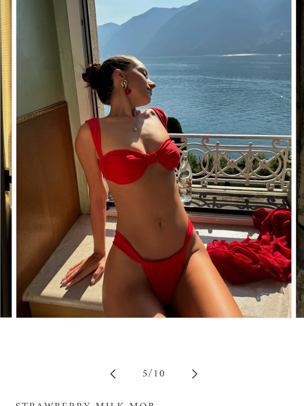 La Vie En Rose Bikini Top L - Strawberry Milk Mob